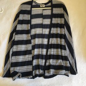 SMYM Striped Sweater Cardigan